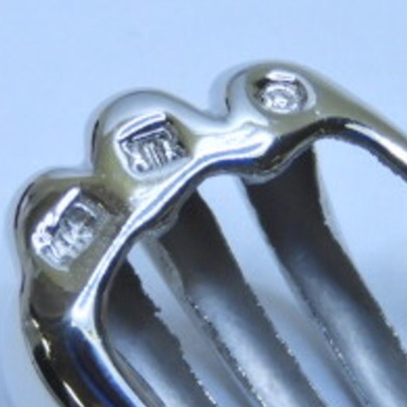 Huge Solid 12K Open Heart Pendant - Picture 6 of 6